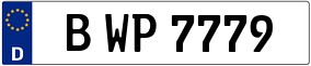 Truck License Plate